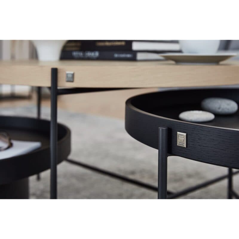 Musterring JustB! CT100 Couchtisch M111 mit abnehmbarem Tablett in Schwarz - Detail