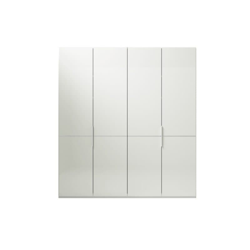 Musterring Imola Kleiderschrank mit 4 Drehtüren in Weiß - frontal