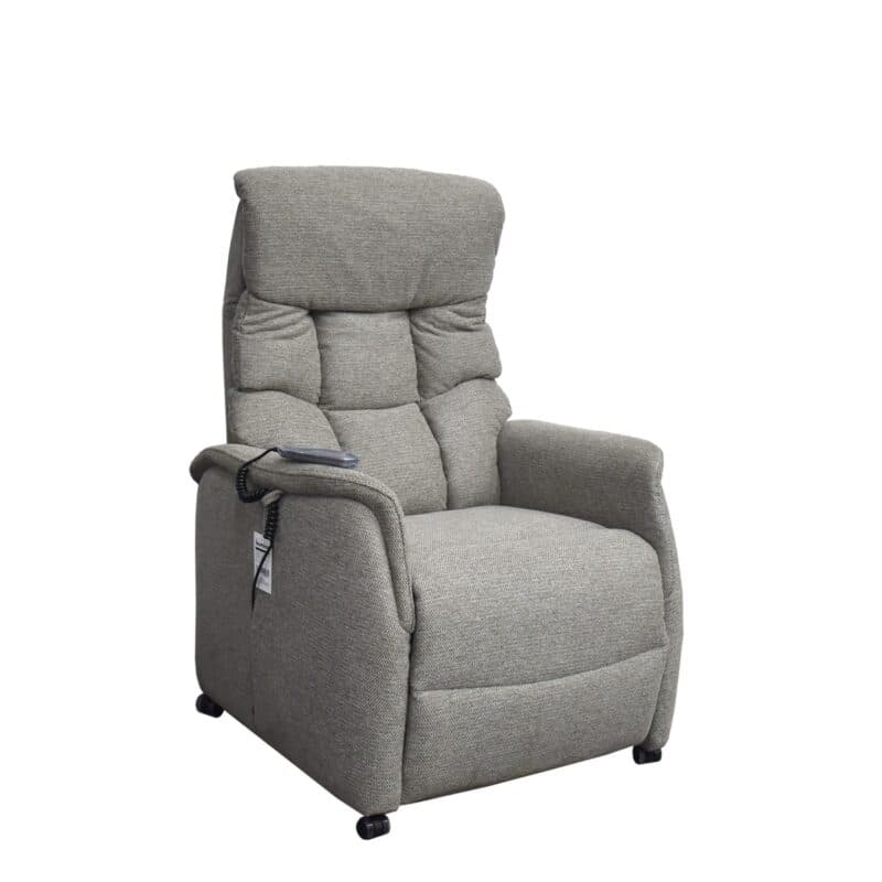 Louming Marlo Fernsehsessel in Bezug Style 170 beige/braun mit 2-motorischer Funktion und Aufstehhilfe - Funktion