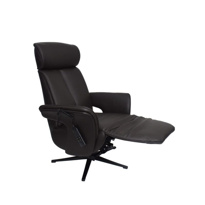 Louming Mathis in Leder chocolat mit 2-motorischer Funktion