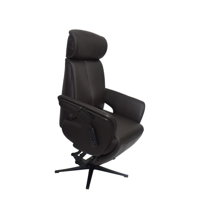 Louming Mathis in Leder chocolat mit Liftfunktion