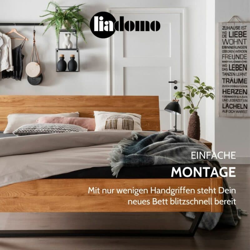 Liadomo Toronto Massivholzbett USP einfache Montage
