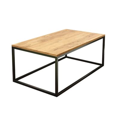 Liadomo Granada Couchtisch rechteckig mit Tischplatte aus Akazie, natur