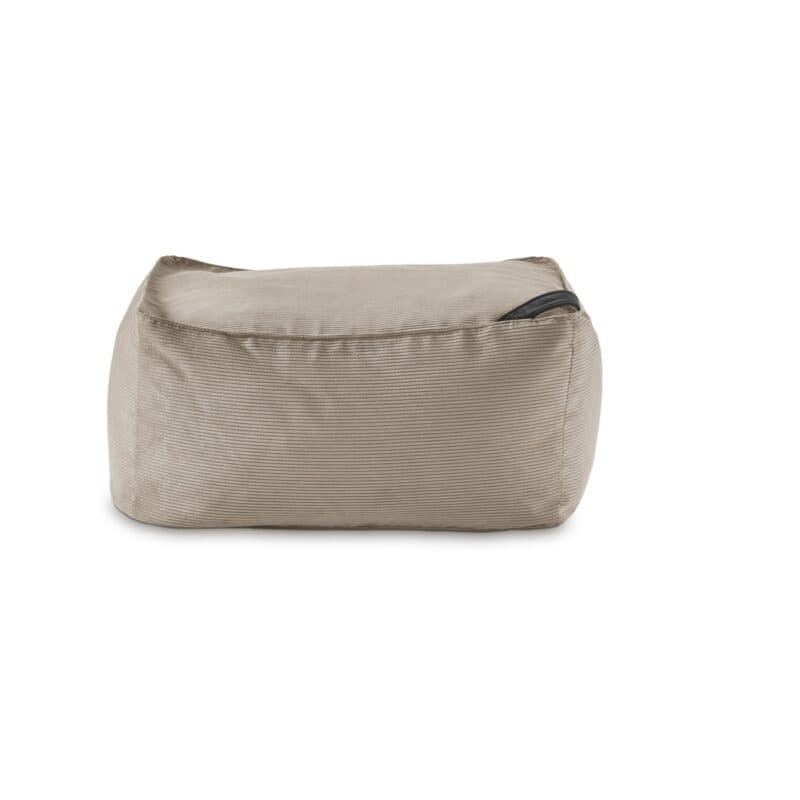 Musterring Pamela Hocker rechteckig mit Bezug in Feincord sand