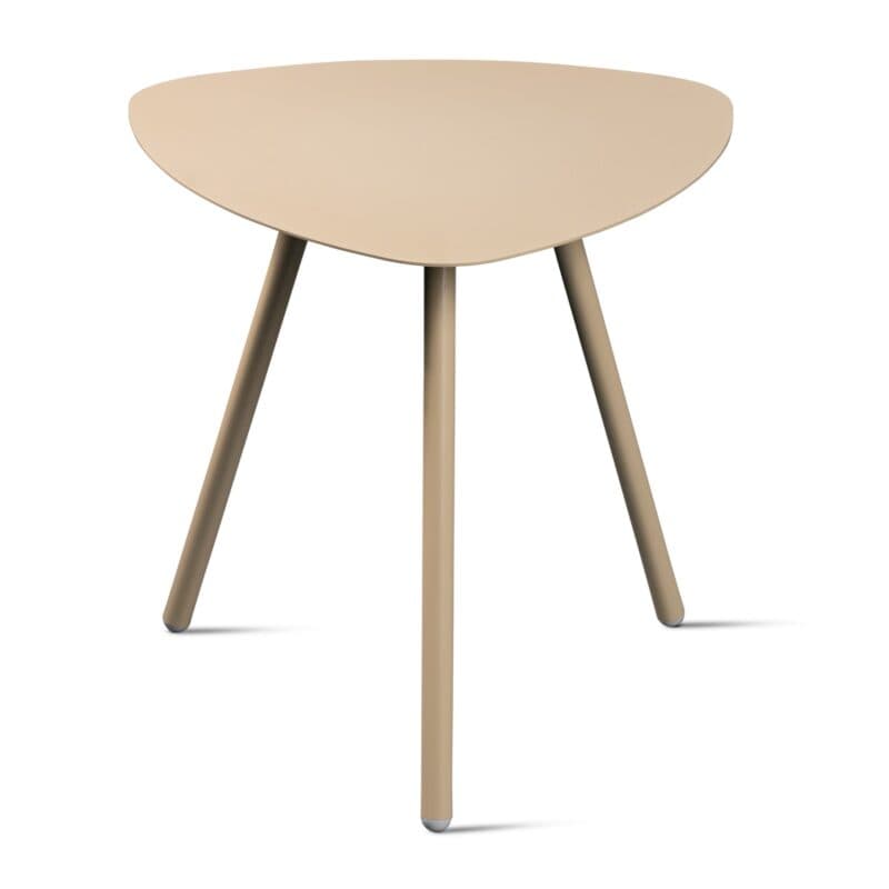 Trendstore Marieka Beistelltisch aus Metall in Creme - Frontansicht