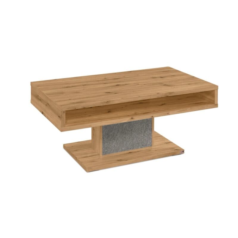 set one by Musterring Deltona Couchtisch Type 72 in Eiche Artisan Nachbildung mit Absetzung in Sandstein - Perspektivansicht
