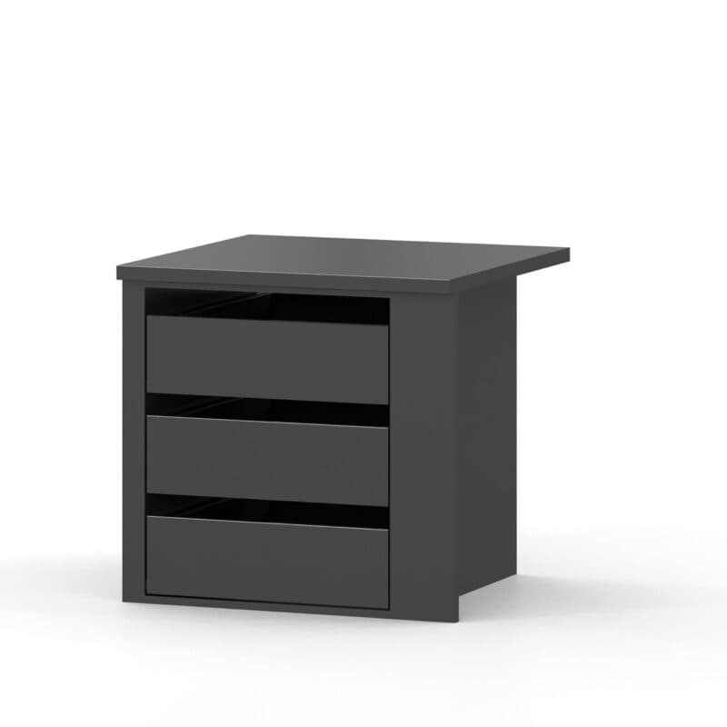 set one by Musterring York Schubkasteneinsatz in Dekor grau anthrazit, BHT: ca 55x52x55 cm