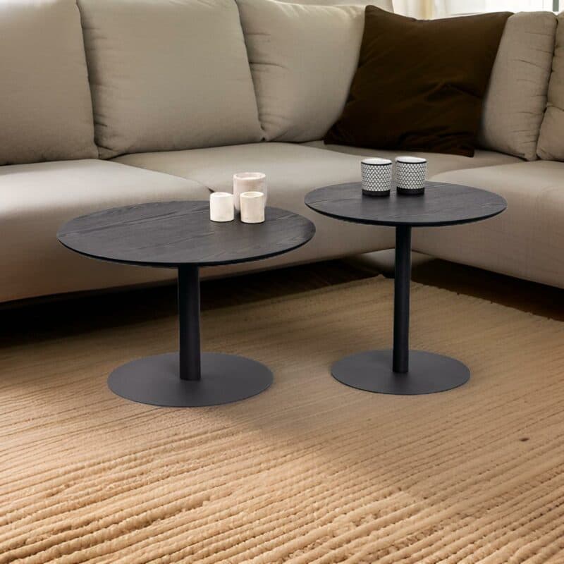 Trendstore Marila Couchtisch in Esche Nachbildung - Wohnbeispiel