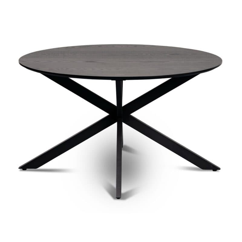 Trendstore Maruan Couchtisch in Esche schwarz Dekor mit Gestell Metall in Schwarz