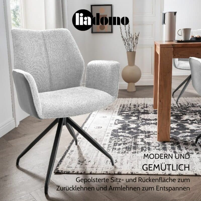 Liadomo Armlehnstuhl Lyon modern und gemütlich