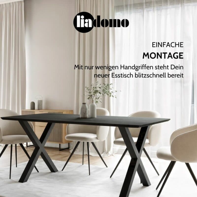 Liadomo Gubio Esstisch USP einfache Montage