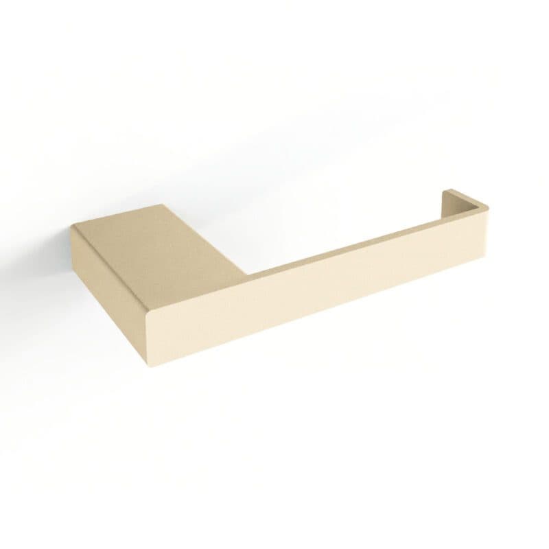 Metallbude Tuali Toilettenpapierhalter in Metall cashew – Perspektivansicht