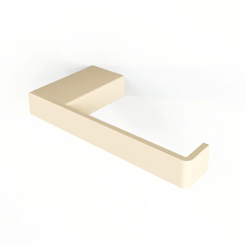 Metallbude Tuali Toilettenpapierhalter in Metall cashew – Perspektivansicht