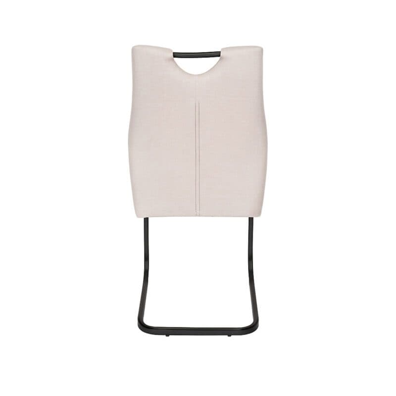 Liadomo La Paz Freischwinger in Bezug Bego 22 Hellgrau - Rückansicht