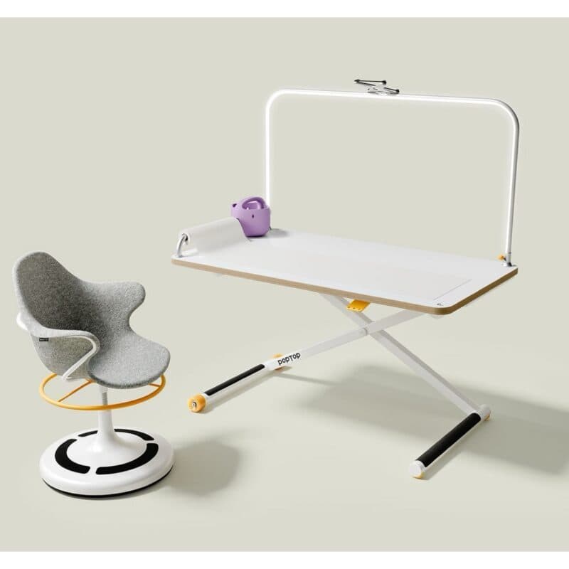 Poptop poptop Kinderdrehstuhl - Wohnbeispiel mit poptop Kinderschreibtisch