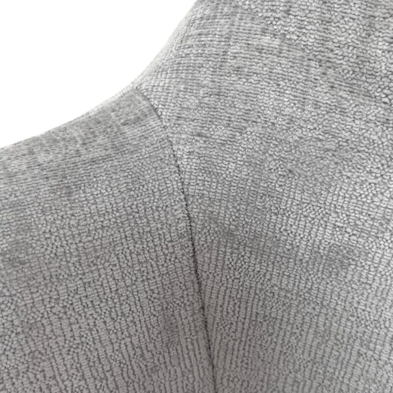 Louming Marle Armlehnstuhl in Bezug Perfect Harmony 80 silver - Detailbild Armlehne