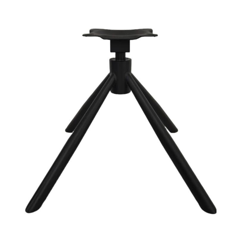 Louming Marle Armlehnstuhl - Detailbild Gestell Metall schwarz pulverbeschichtet