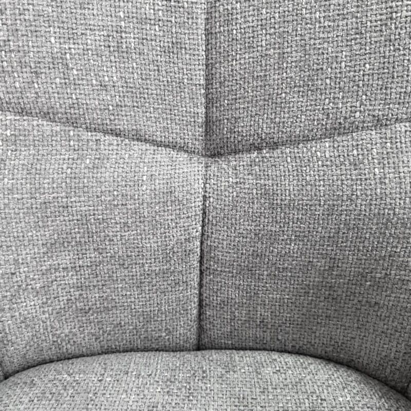 Louming Milena Armlehnstuhl 2er Set in Bezug LB2303-2 silver - Delailbild Rückenlehne innen