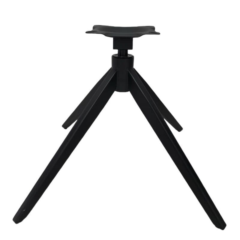 Louming Milena Armlehnstuhl 2er Set in Bezug LB2303-23 anthrazit - Detailbild Gestell