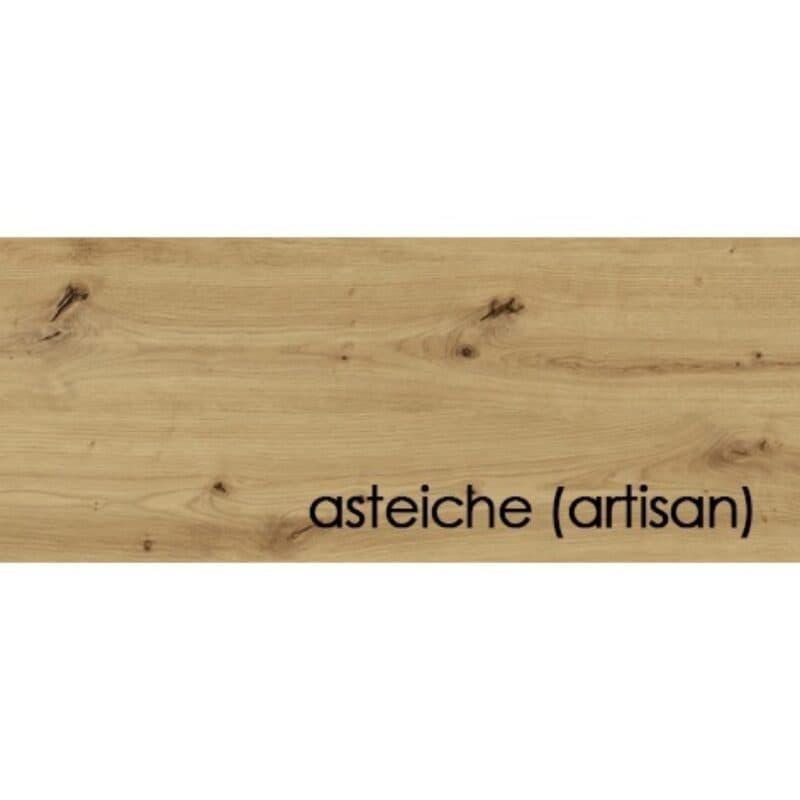 Trendstore Mealla Esstisch mit organisch geformter Platte und Sterngestell – Detail Material Platte