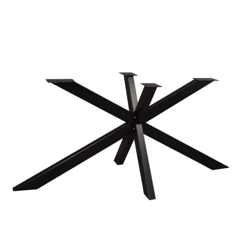 Trendstore Mealla Esstisch mit organisch geformter Platte und Sterngestell – Detail Gestell