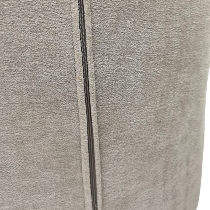 Louming Maybel Schalenstuhl 2er Set Bezug innen Textilgewebe LB2303-07 außen Textilgewebe LB3122-3 Latte Macchiato - Detailbild Rückenlehne