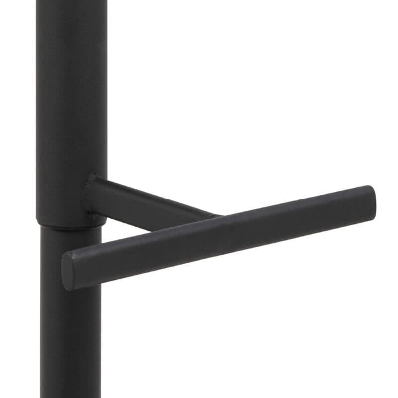 Liadomo Amy Barhocker mit Stahlgestell in Schwarz matt - Detailbild