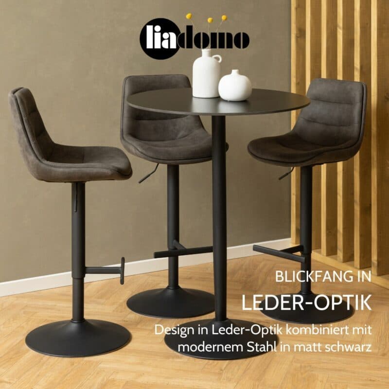 Liadomo Amy Barhocker USP Blickfang in Leder-Optik