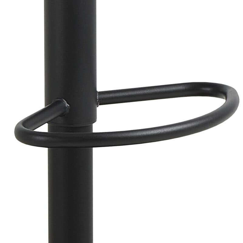 Liadomo Aniska Barhocker mit Stahlgestell in Schwarz matt - Detailbild