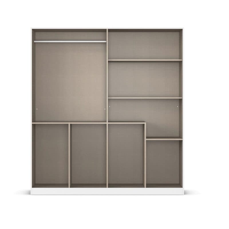 Trendstore Raas Drehtürenschrank Breite 181 cm - Innenansicht