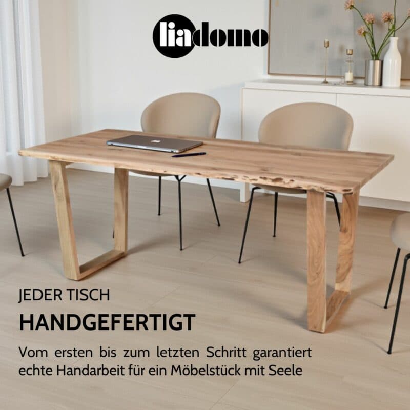 Liadomo Valencia Baumkantentisch USP jeder Tisch handgefertigt