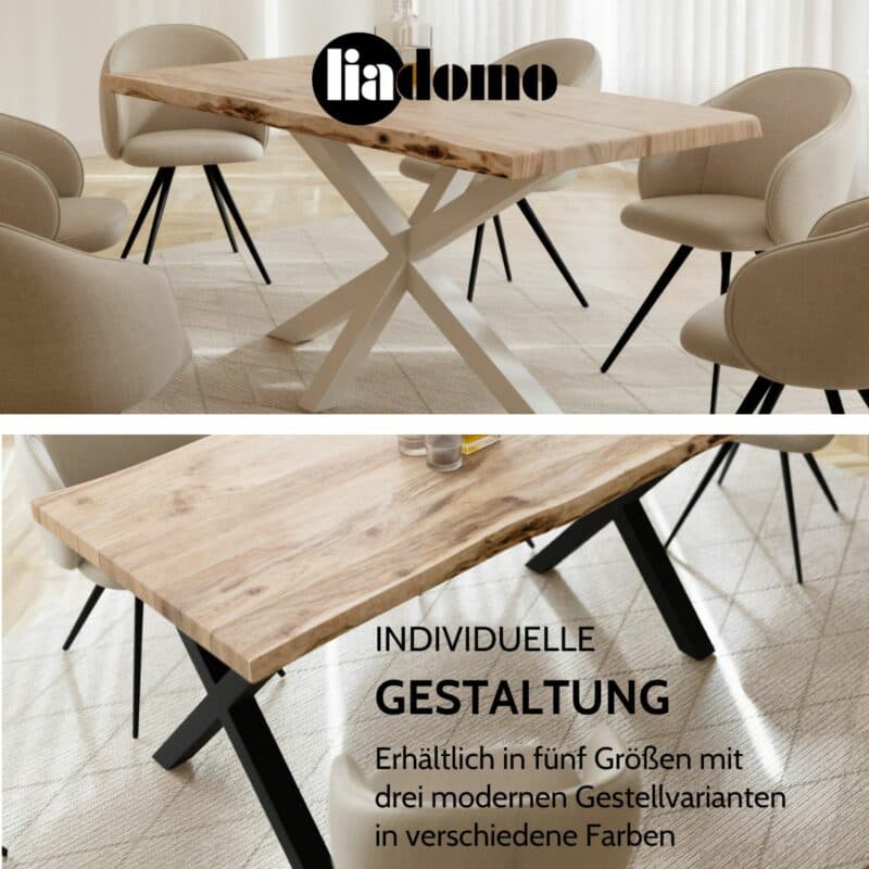 Liadomo Stockholm Baumkantentisch USP individuelle Gestaltung