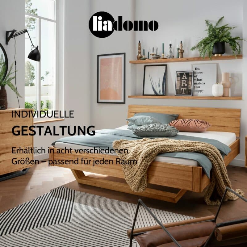 Liadomo Tokyo Massivholzbett USP individuelle Gestaltung